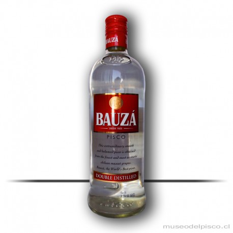 Pisco Bauzá Crystal - Double Distilled 40º