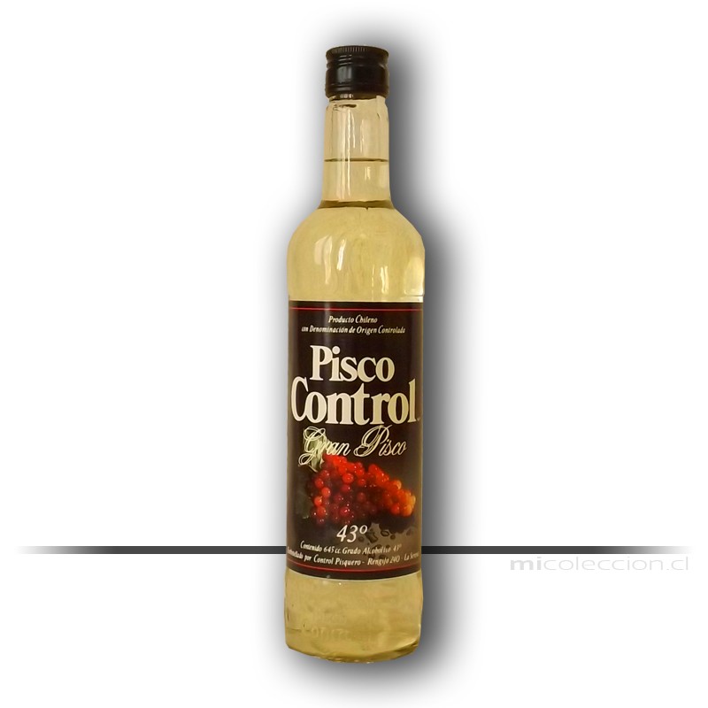 Pisco Control - Gran Pisco 43º - Museo Del Pisco Chileno